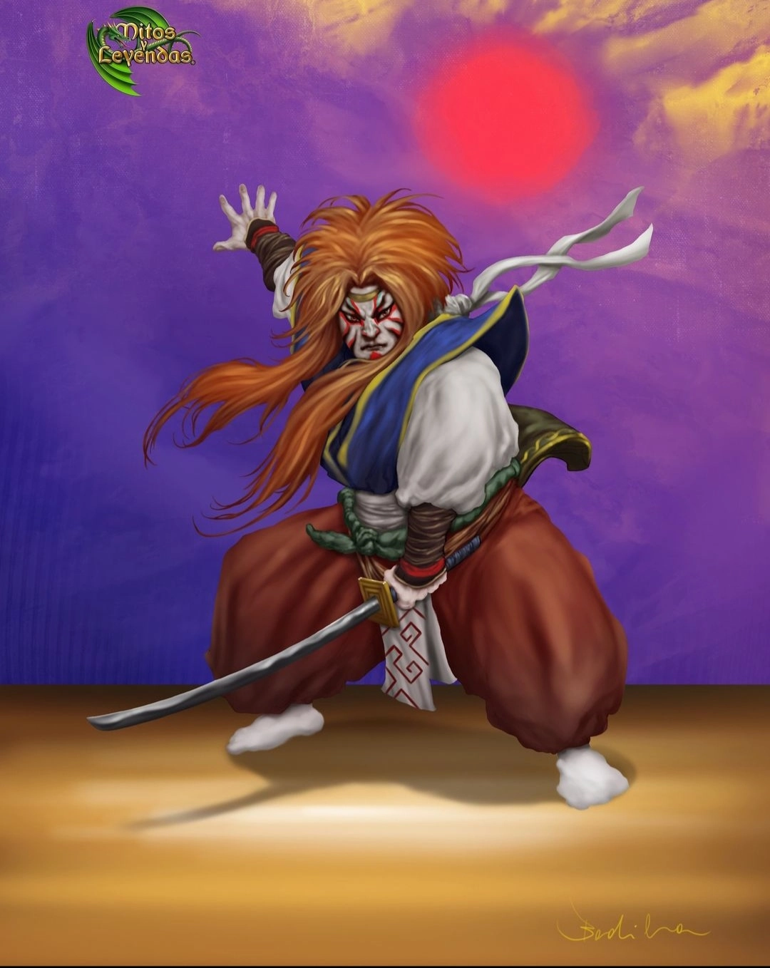 Ilustración de la baraja Espíritu de dragón - xian